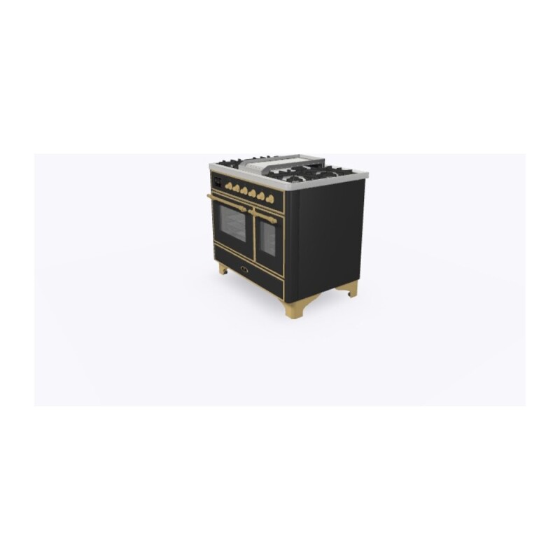 Majestic II Series 40" Dual Fuel Natural Gas Freestanding Range UMD10FDNS3MGG