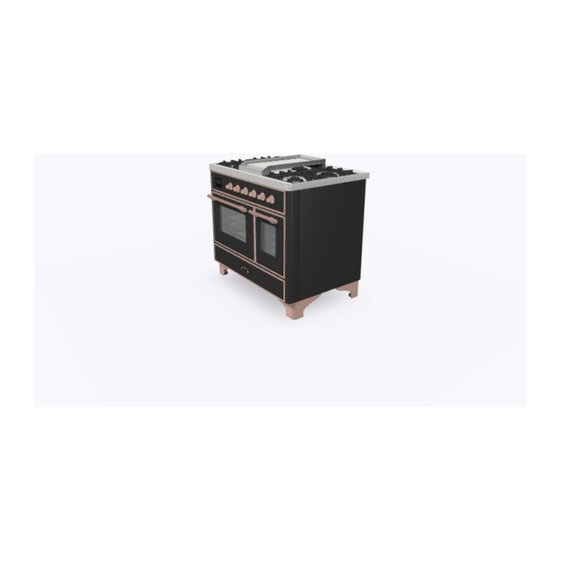 Majestic II Series 40" Dual Fuel Natural Gas Freestanding Range UMD10FDNS3MGP