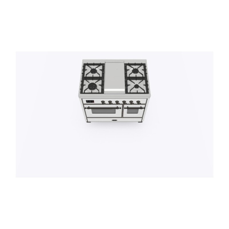 Majestic II 40 UMD10FDNS3RAB Freestanding Dual Fuel Range with 6 Sealed Burners with Griddle Double Oven with Triple Glass Door with Bronze knobs UMD10FDNS3RABLP