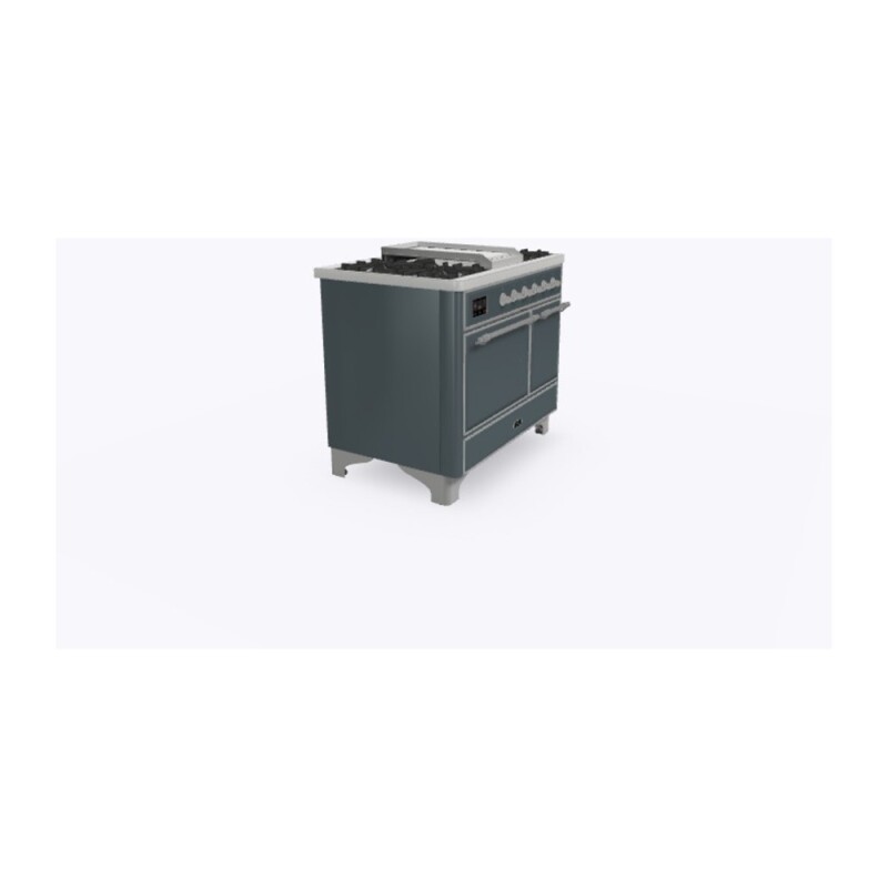 Majestic II 40 inch Dual Fuel Range with 6 Burners, Griddle UMD10FDQNS3BGCLP