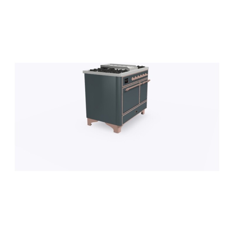 Majestic II Series 40" Dual Fuel Natural Gas Freestanding Range UMD10FDQNS3BGP