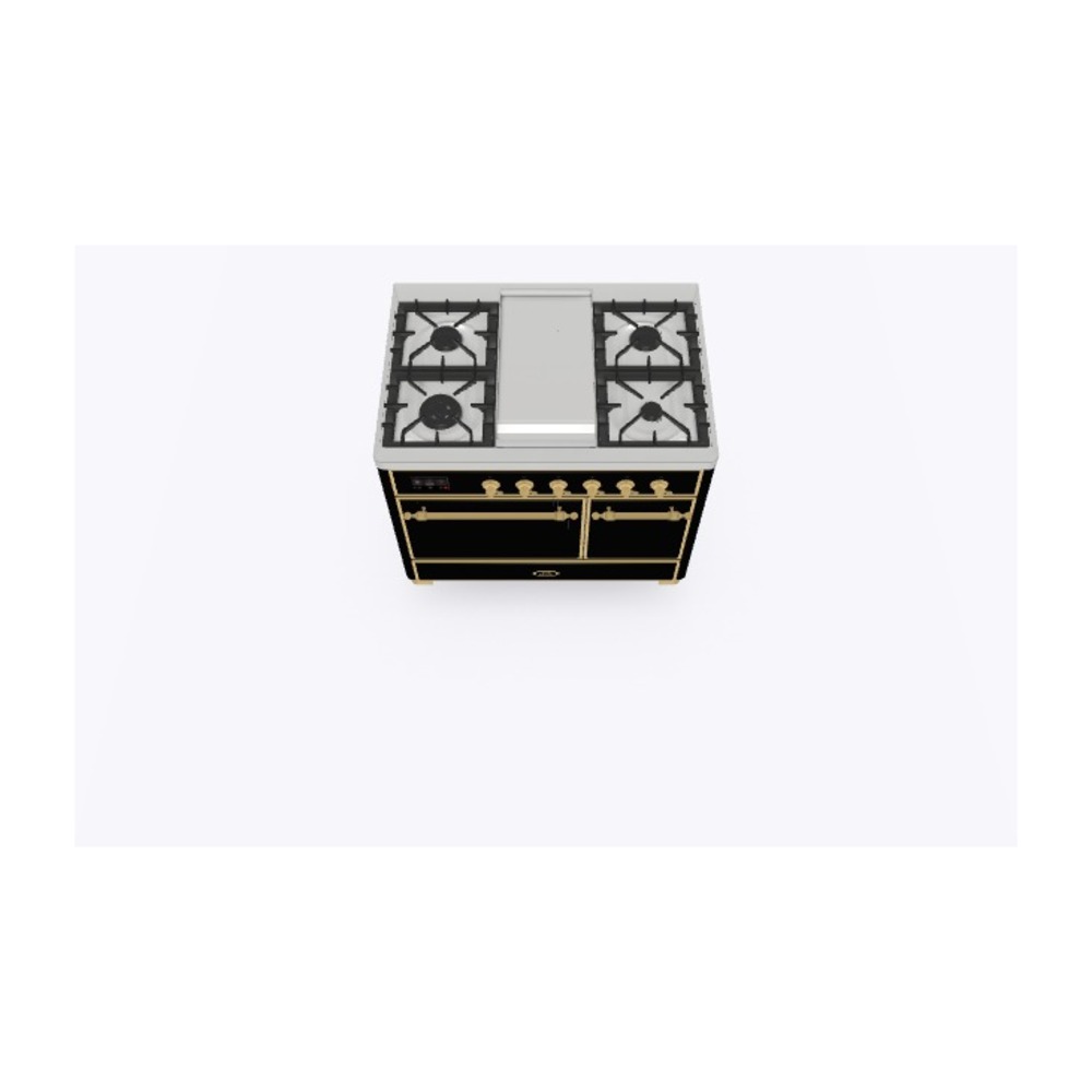 Majestic II Series 40" Dual Fuel Natural Gas Freestanding Range UMD10FDQNS3BKG