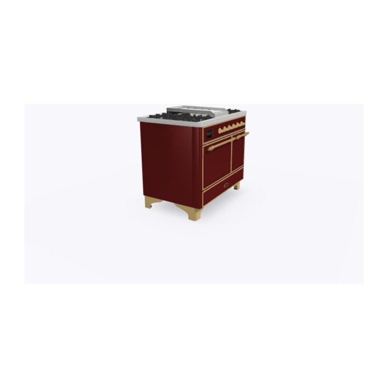 Majestic II 40 inch Dual Fuel Range with 6 Burners, Griddle UMD10FDQNS3BUG