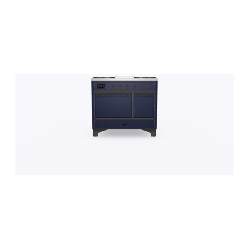 Majestic II Series 40" Dual Fuel Natural Gas Freestanding Range UMD10FDQNS3MBB