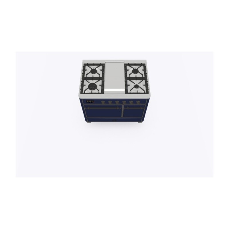 Majestic II Series 40" Dual Fuel Natural Gas Freestanding Range UMD10FDQNS3MBB