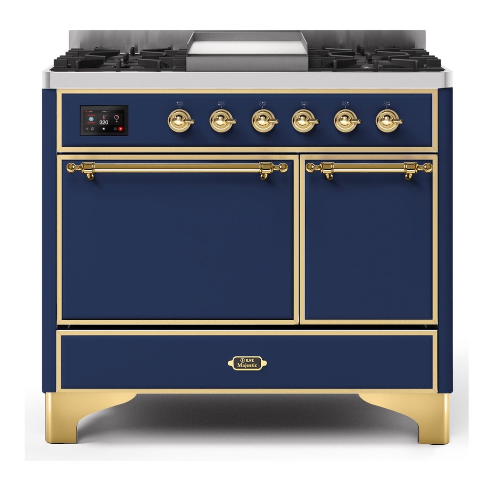 Majestic II Series 40" Dual Fuel Natural Gas Freestanding Range UMD10FDQNS3MBG
