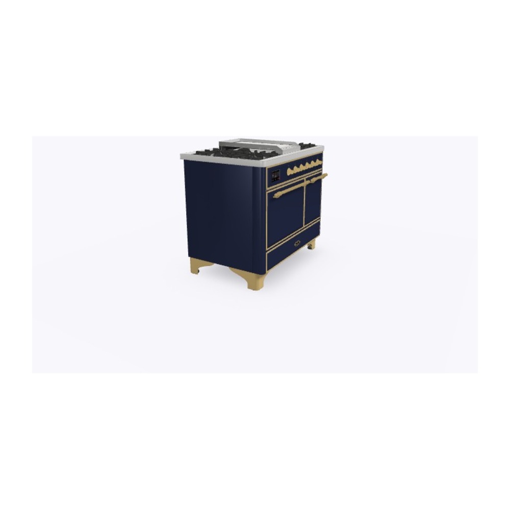 Majestic II Series 40" Dual Fuel Natural Gas Freestanding Range UMD10FDQNS3MBG