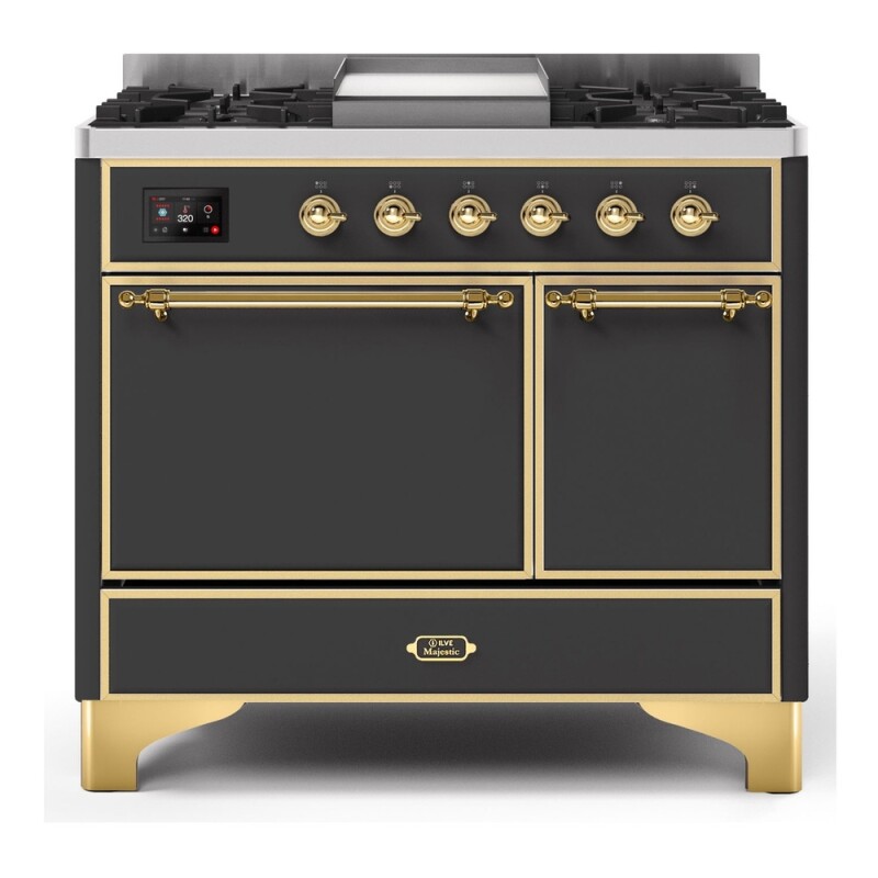 Majestic II 40 inch Dual Fuel Range with 6 Burners, Griddle UMD10FDQNS3MGG