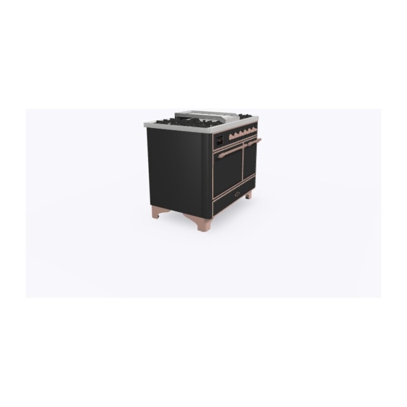 Majestic II Series 40" Dual Fuel Natural Gas Freestanding Range UMD10FDQNS3MGP