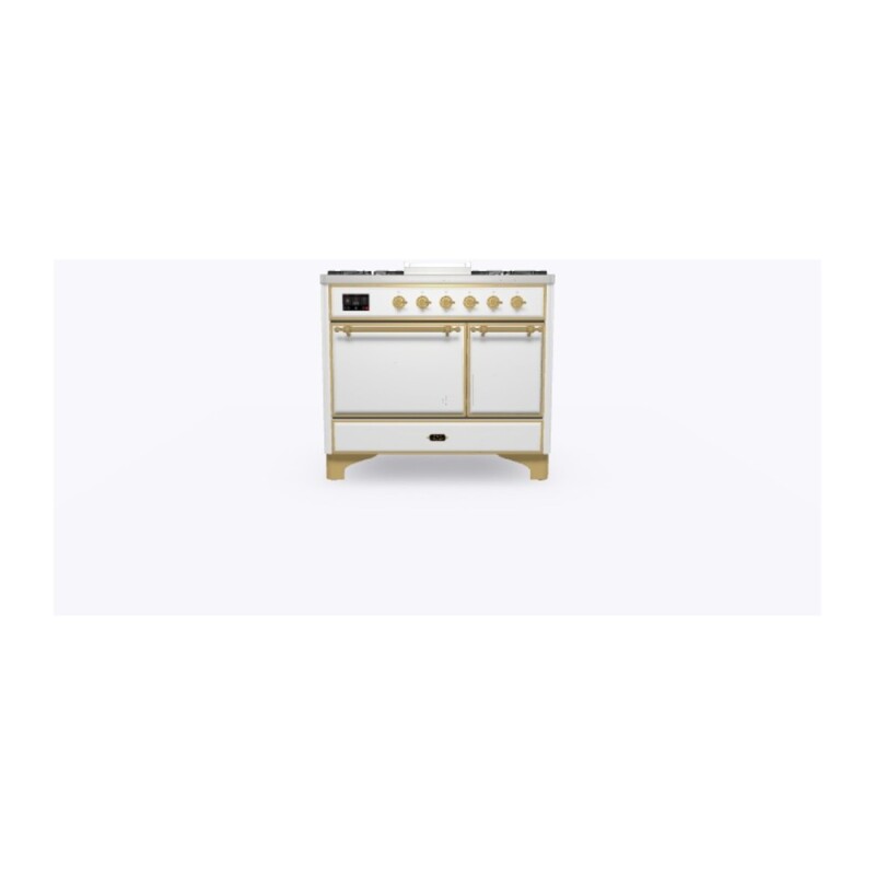 Majestic II 40 inch Dual Fuel Range with 6 Burners, Griddle UMD10FDQNS3WHG