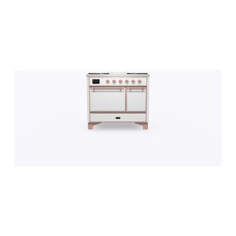 Majestic II Series 40" Dual Fuel Natural Gas Freestanding Range UMD10FDQNS3WHP