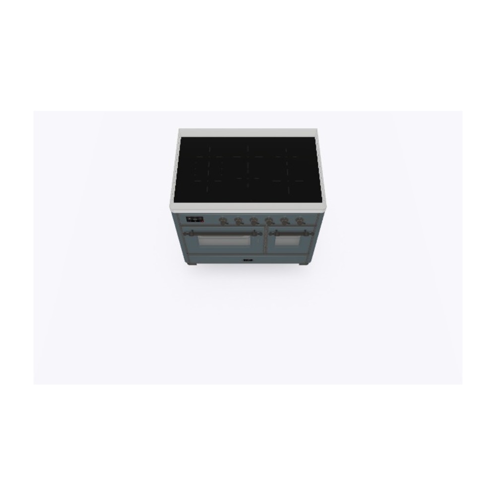 Majestic II Series 40 inch Freestanding Electric Induction Range with 6 Elements, Smoothtop Cooktop, 3.82 cu. ft. Total Oven Capacity, Convection Oven, Viewing Window, Storage Drawer, with Br UMDI10NS3BGB