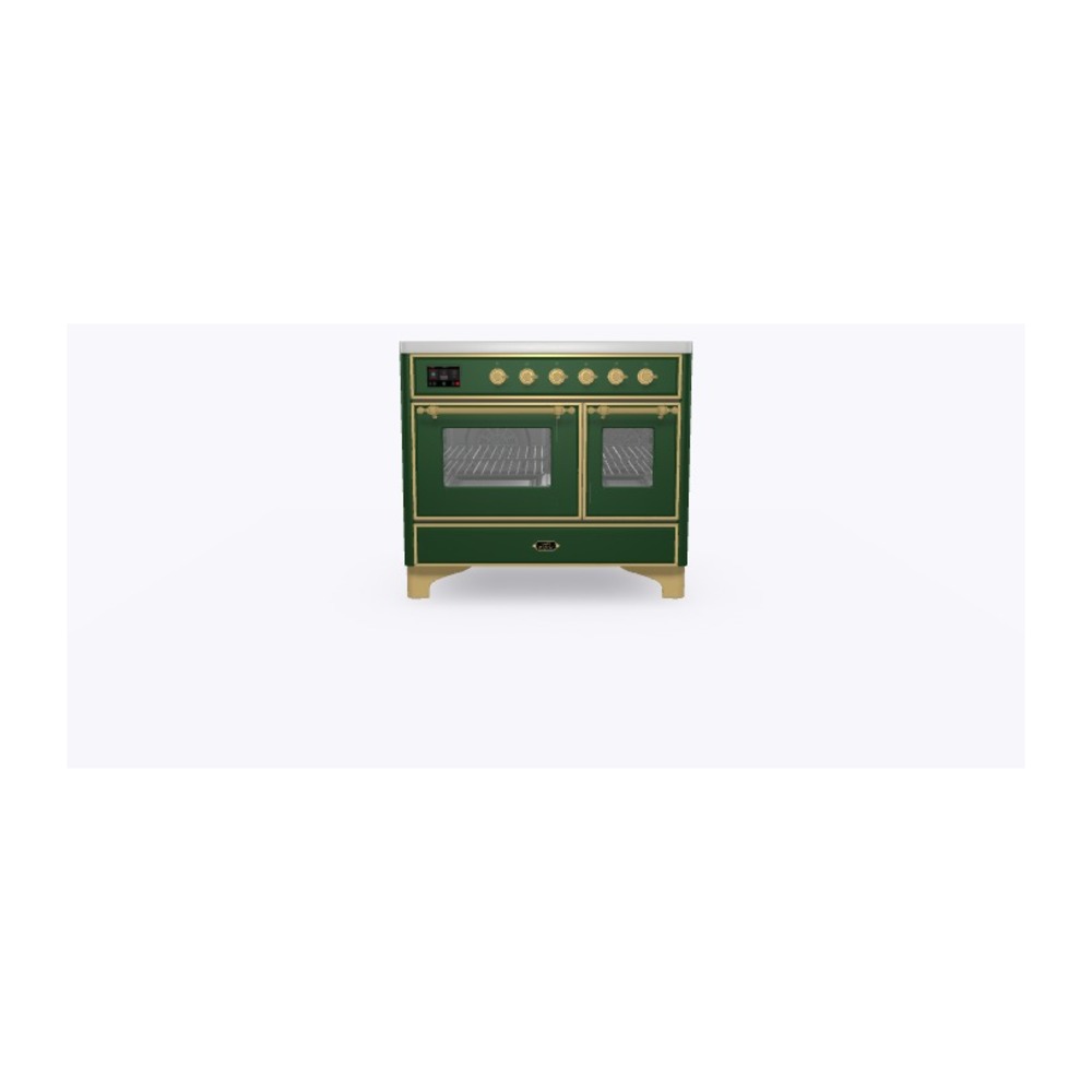 Majestic II Series 40 inch Freestanding Electric Induction Range with 6 Elements, Smoothtop Cooktop, 3.82 cu. ft. Total Oven Capacity, Convection Oven, Viewing Window, Warming Drawer, with Br UMDI10NS3EGG