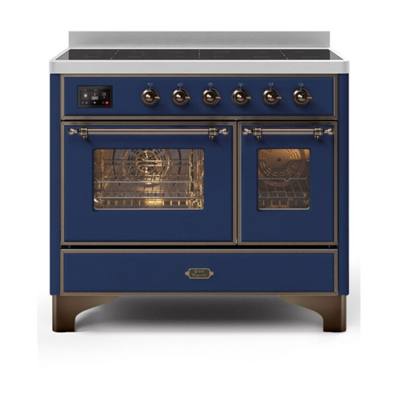 Majestic II Series 40 inch Freestanding Electric Induction Range with 6 Elements, Smoothtop Cooktop, 3.82 cu. ft. Total Oven Capacity, Convection Oven, Viewing Window, Warming Drawer, with Br UMDI10NS3MBB