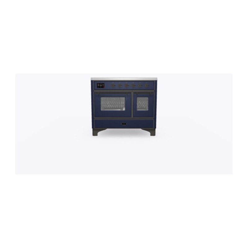 Majestic II Series 40 inch Freestanding Electric Induction Range with 6 Elements, Smoothtop Cooktop, 3.82 cu. ft. Total Oven Capacity, Convection Oven, Viewing Window, Warming Drawer, with Br UMDI10NS3MBB