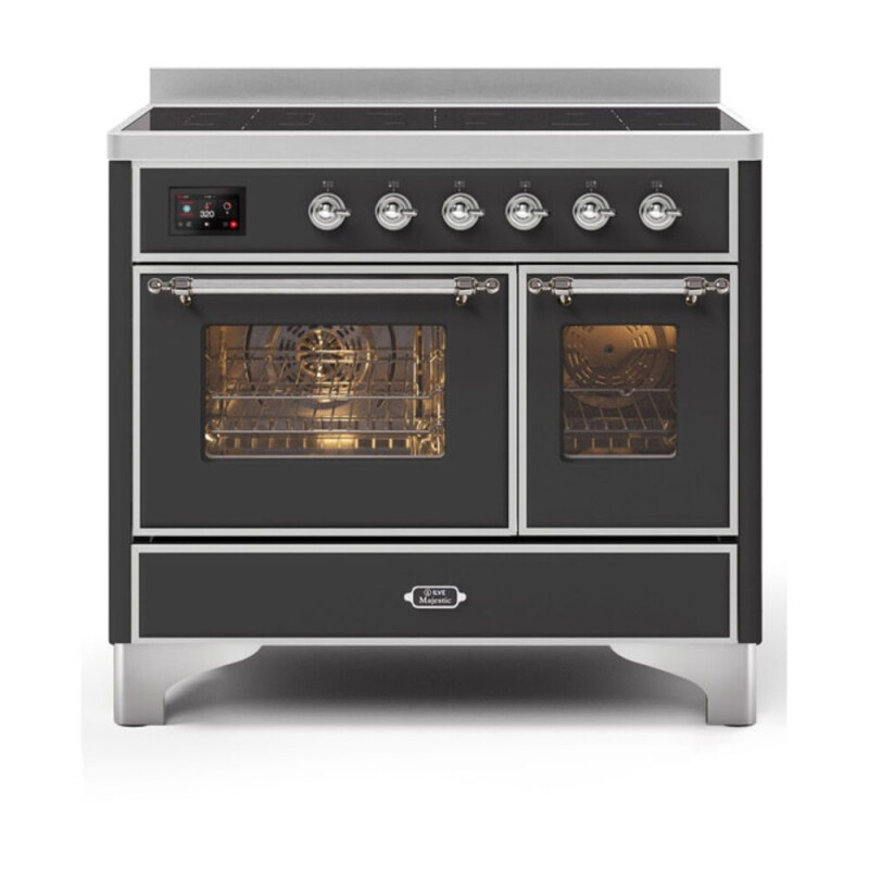 Majestic II Series 40 inch Freestanding Electric Induction Range with 6 Elements, Smoothtop Cooktop, 3.82 cu. ft. Total Oven Capacity, Convection Oven, Viewing Window, Warming Drawer, with Ch UMDI10NS3MGC