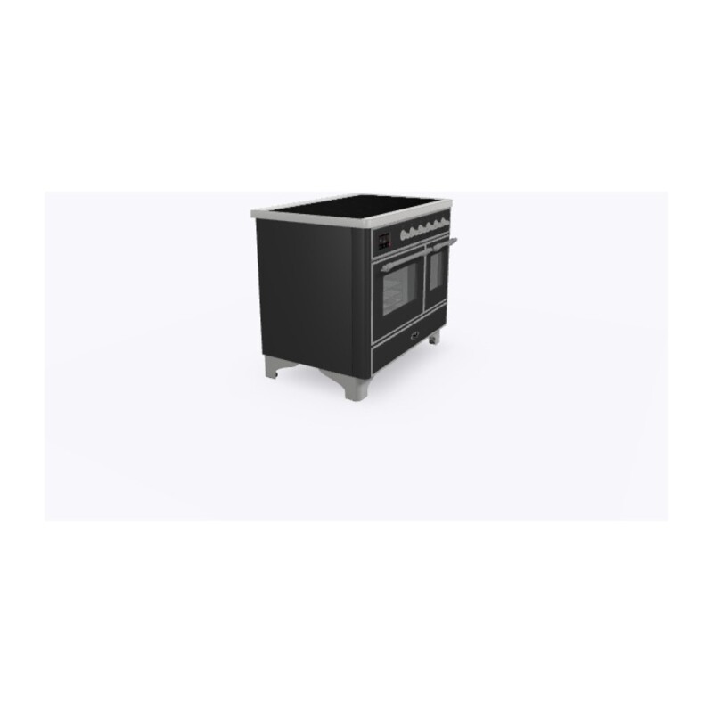 Majestic II Series 40 inch Freestanding Electric Induction Range with 6 Elements, Smoothtop Cooktop, 3.82 cu. ft. Total Oven Capacity, Convection Oven, Viewing Window, Warming Drawer, with Ch UMDI10NS3MGC