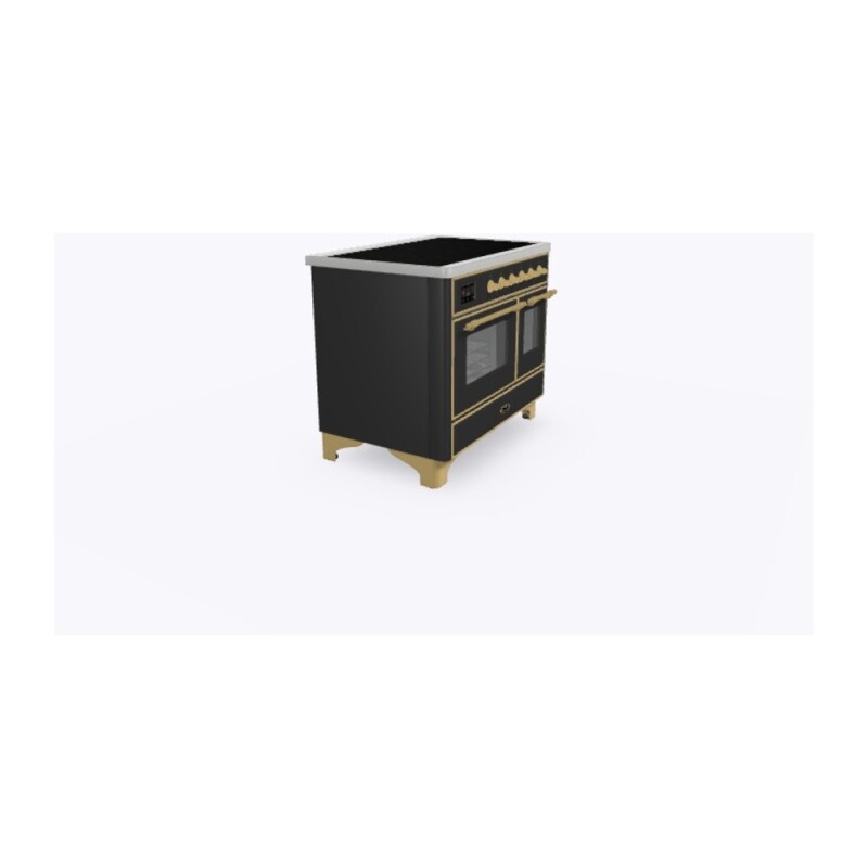 Majestic II Series 40 inch Freestanding Electric Induction Range with 6 Elements, Smoothtop Cooktop, 3.82 cu. ft. Total Oven Capacity, Convection Oven, Viewing Window, Warming Drawer, with Br UMDI10NS3MGG