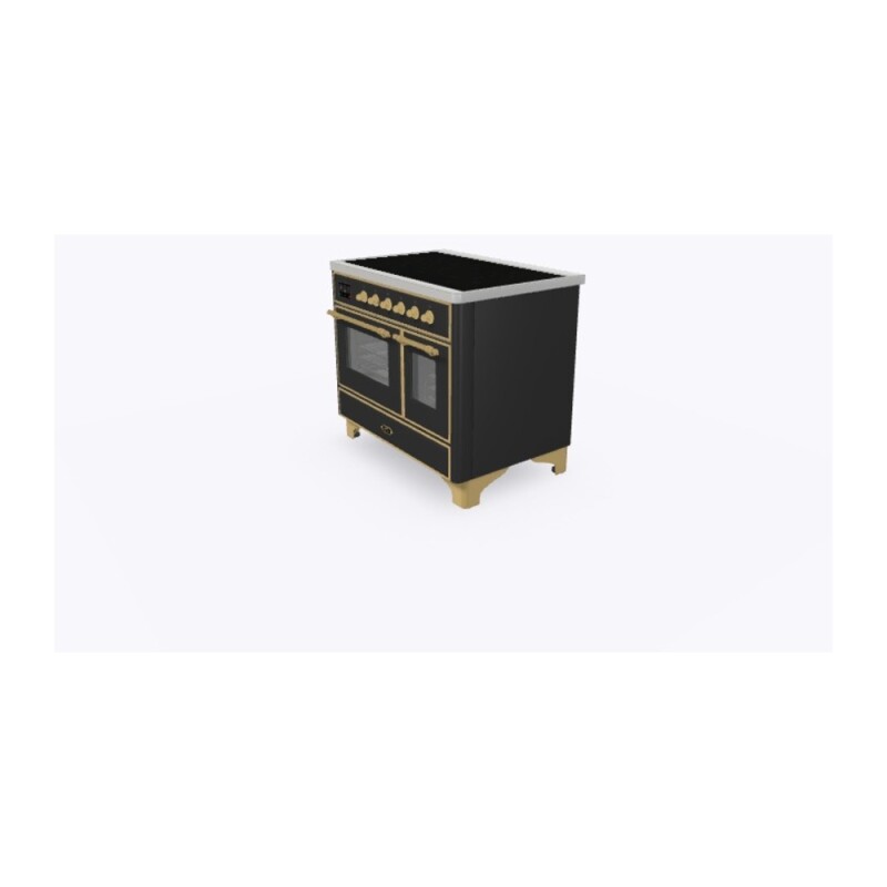 Majestic II Series 40 inch Freestanding Electric Induction Range with 6 Elements, Smoothtop Cooktop, 3.82 cu. ft. Total Oven Capacity, Convection Oven, Viewing Window, Warming Drawer, with Br UMDI10NS3MGG