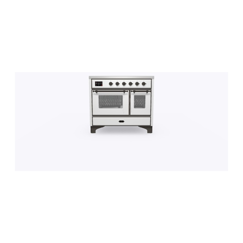 Majestic II 40 UMDI10NS3RAB Freestanding Electric Range Range with Induction Double Oven with Triple Glass Door with Bronze knobs UMDI10NS3RAB