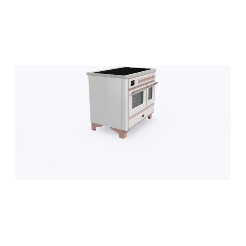 Majestic II 40 inch Induction Range with 6 Elements, Booster Function, Bridge Control, Residual Heat Indicator UMDI10NS3WHP