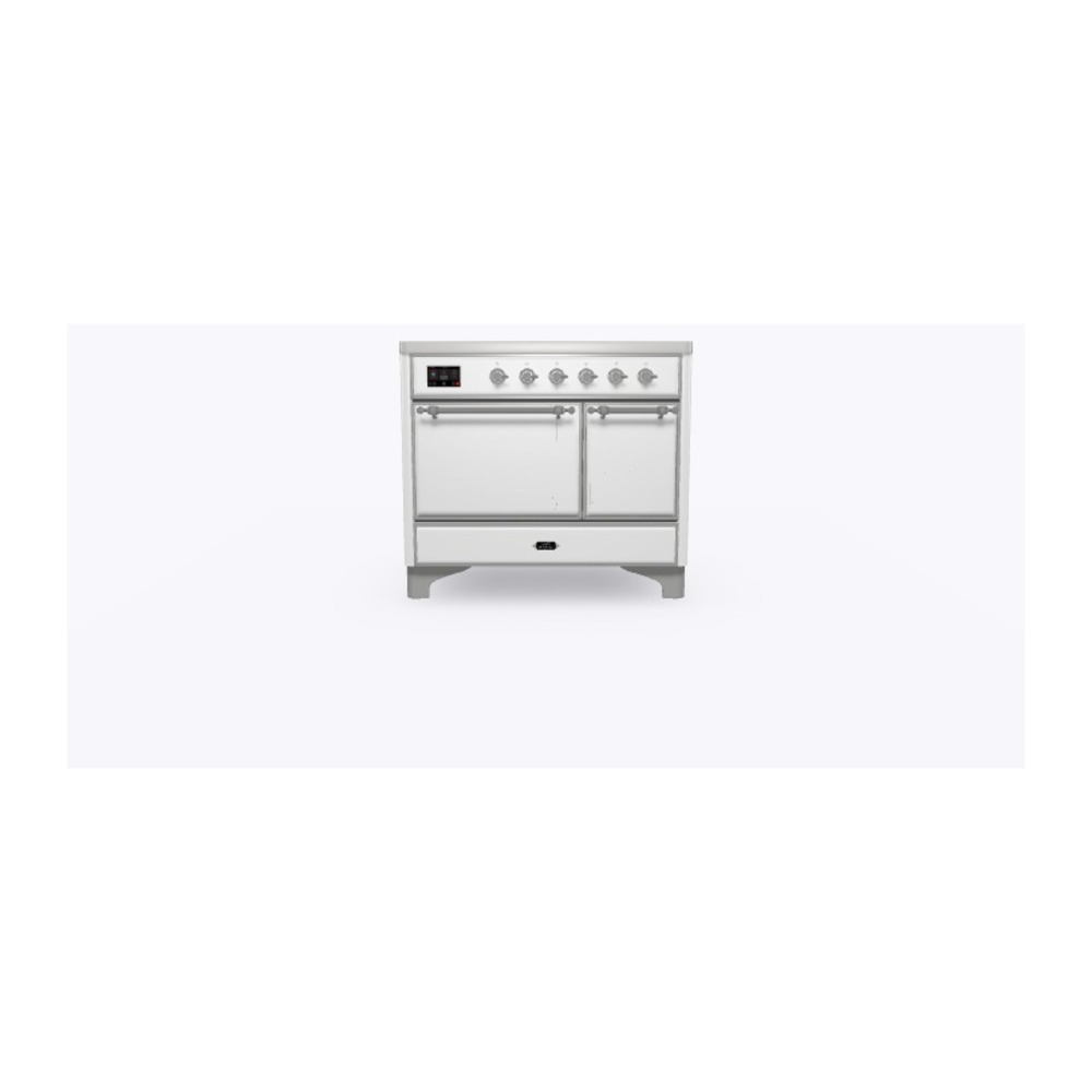 Majestic II 40 UMDI10QNS3RAC Freestanding Electric Range Range with Induction Double Oven with Solid Door with Chrome knobs UMDI10QNS3RAC