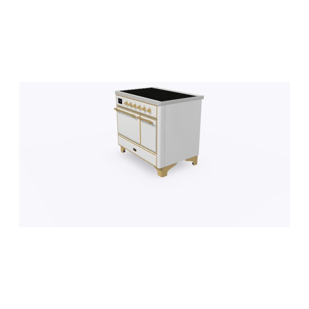 Majestic II 40 inch Induction Range with 6 Elements, Booster Function, Bridge Control, Residual Heat Indicator UMDI10QNS3WHG