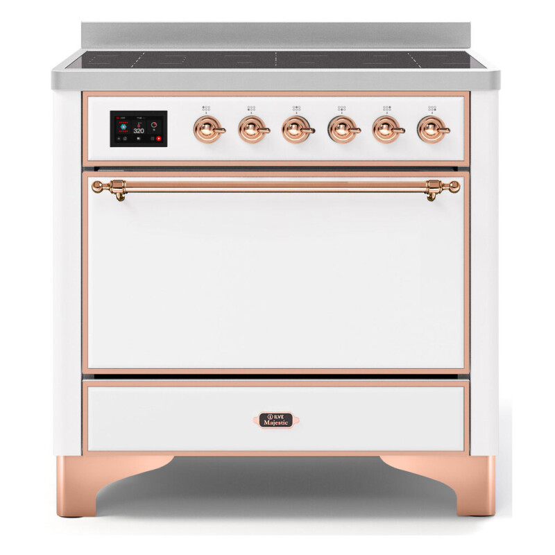 Majestic II 36 inch Induction Range with 5 Elements, 3.5 cu. ft. Total Oven Capacity UMI09QNS3WHP