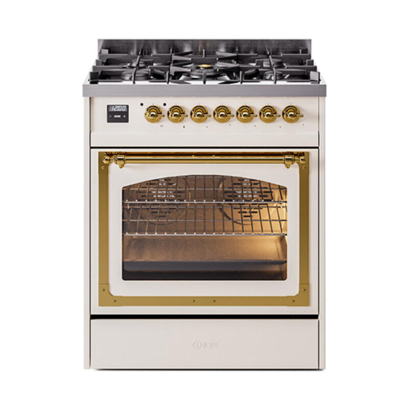 Nostalgie II Noblesse 30 inch Dual Fuel Range with 5 Burners UN30NMPAWGLP