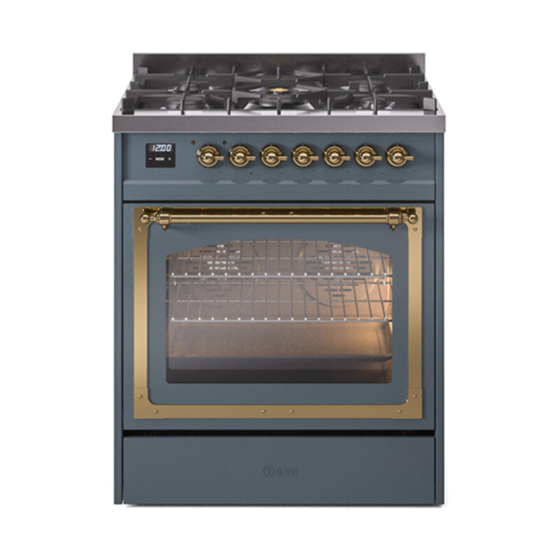 Nostalgie II Noblesse 30 inch Dual Fuel Range with 5 Burners UN30NMPBGG