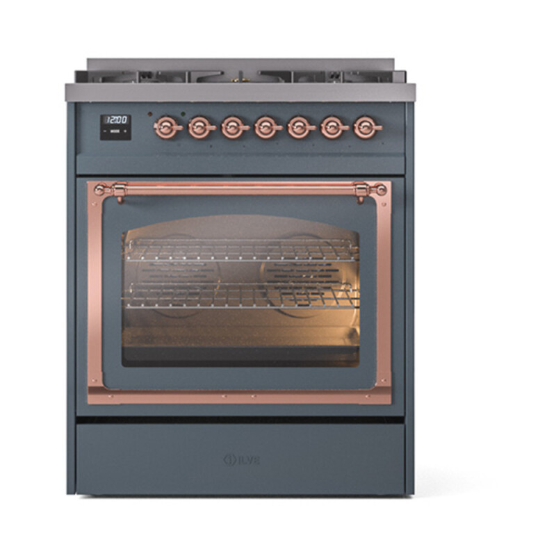 Nostalgie II Noblesse 30 inch Dual Fuel Range with 5 Burners UN30NMPBGP