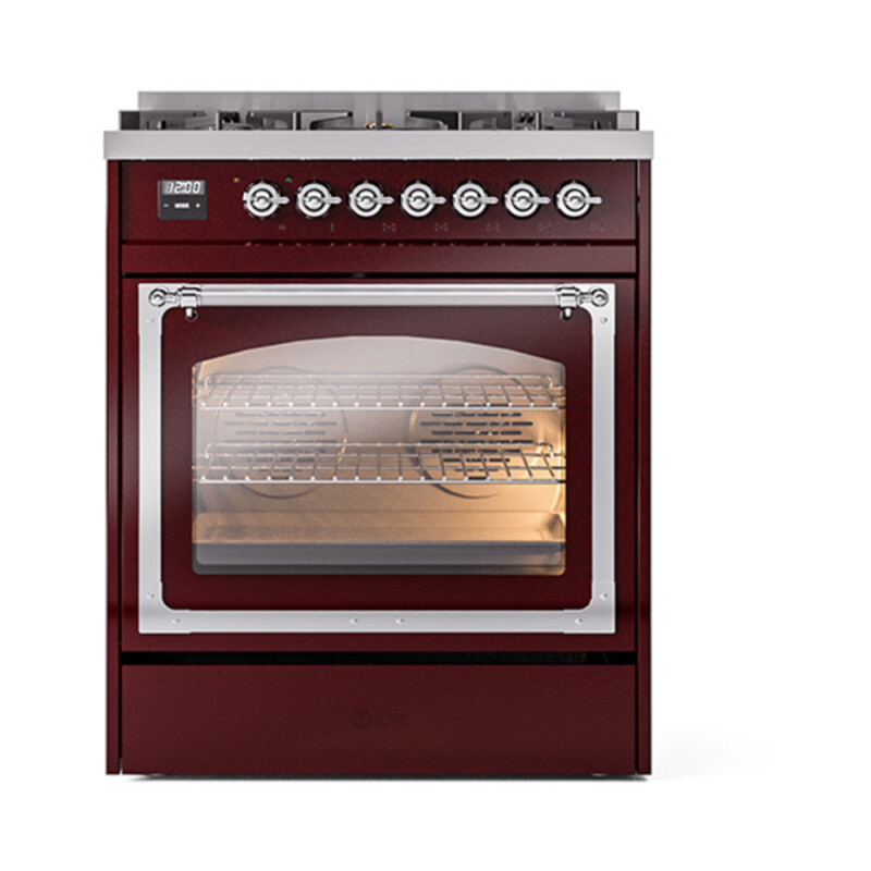 Nostalgie II Noblesse 30 inch Dual Fuel Range with 5 Burners UN30NMPBUC