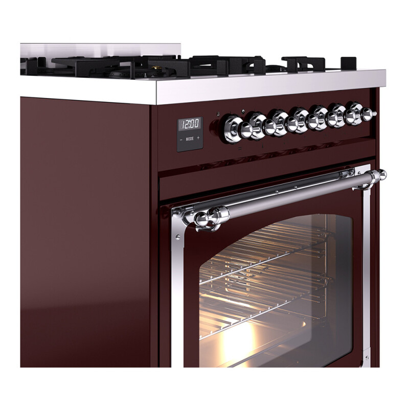 Nostalgie II Noblesse 30 inch Dual Fuel Range with 5 Burners UN30NMPBUC