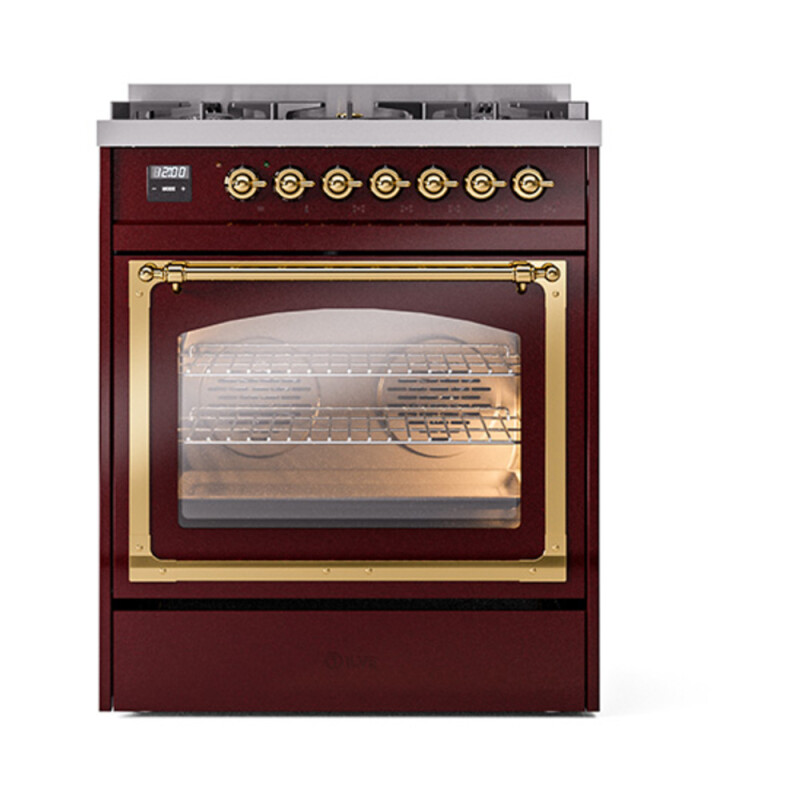Nostalgie II Noblesse 30 inch Dual Fuel Range with 5 Burners UN30NMPBUG