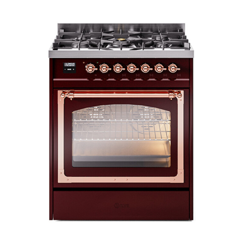Nostalgie II Noblesse 30 inch Dual Fuel Range with 5 Burners UN30NMPBUP