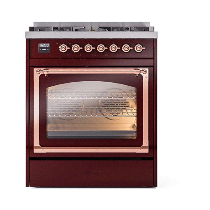 Nostalgie II Noblesse 30 inch Dual Fuel Range with 5 Burners UN30NMPBUP
