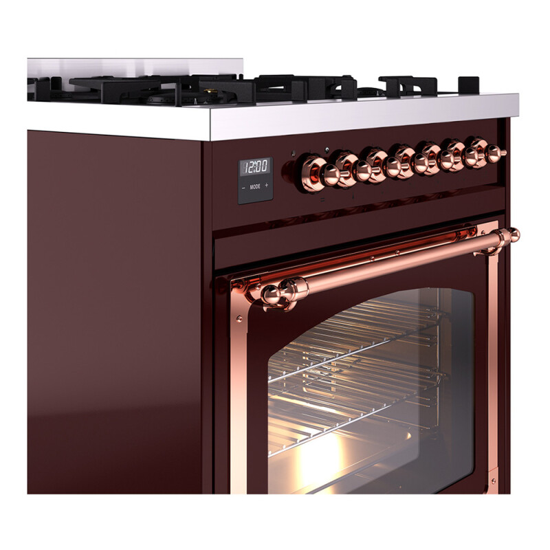 Nostalgie II Noblesse 30 inch Dual Fuel Range with 5 Burners UN30NMPBUP