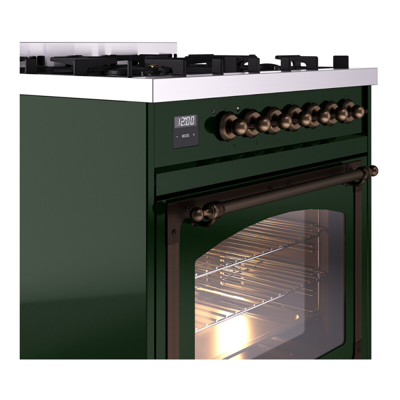 Nostalgie II Noblesse 30 inch Dual Fuel Range with 5 Burners UN30NMPEGB