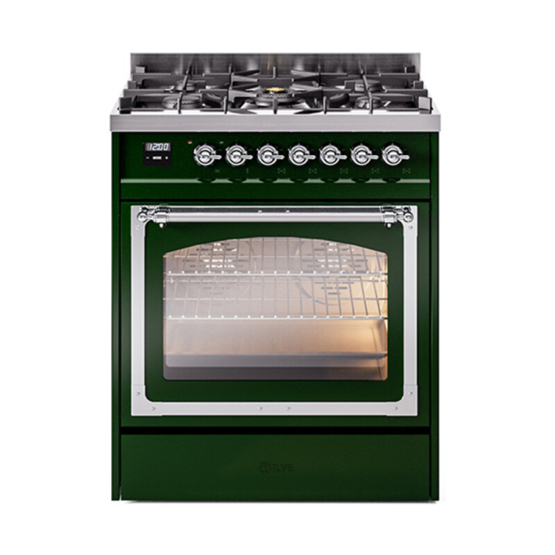Nostalgie II Noblesse 30 inch Dual Fuel Range with 5 Burners UN30NMPEGCLP