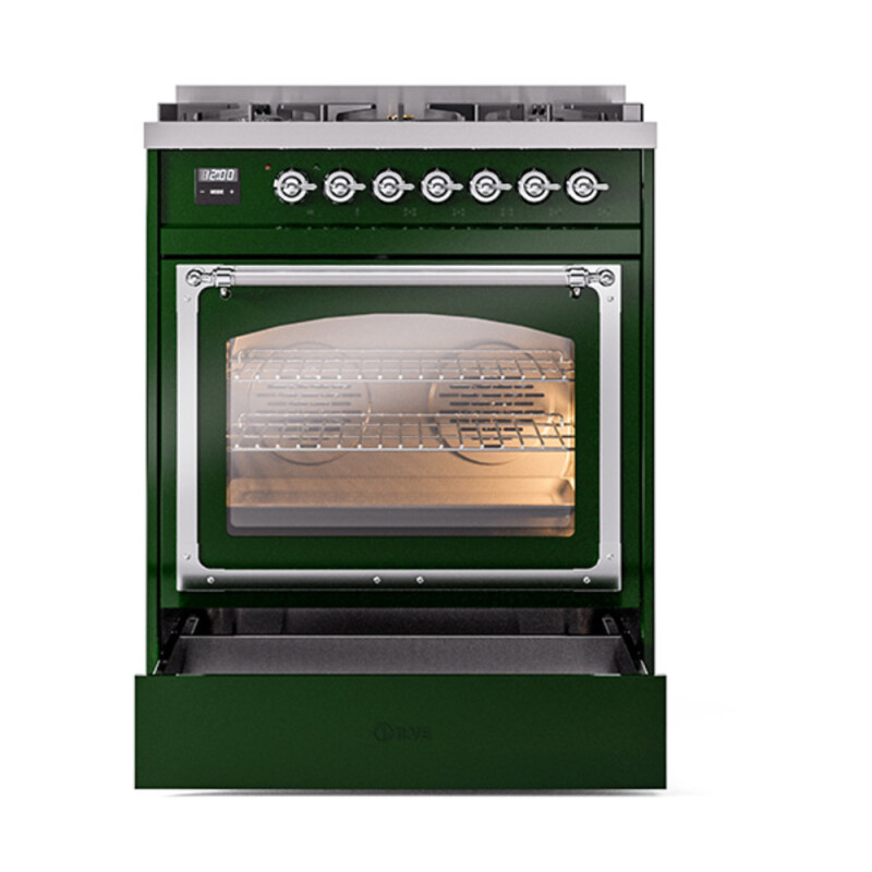 Nostalgie II Noblesse 30 inch Dual Fuel Range with 5 Burners UN30NMPEGCLP