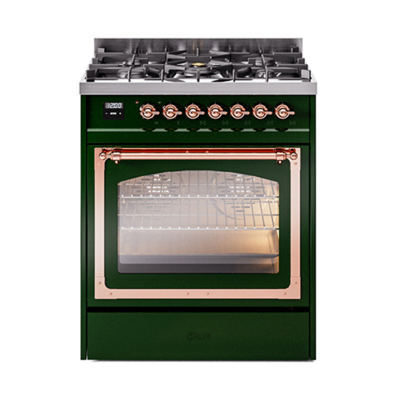 Nostalgie II Noblesse 30 inch Dual Fuel Range with 5 Burners UN30NMPEGPLP