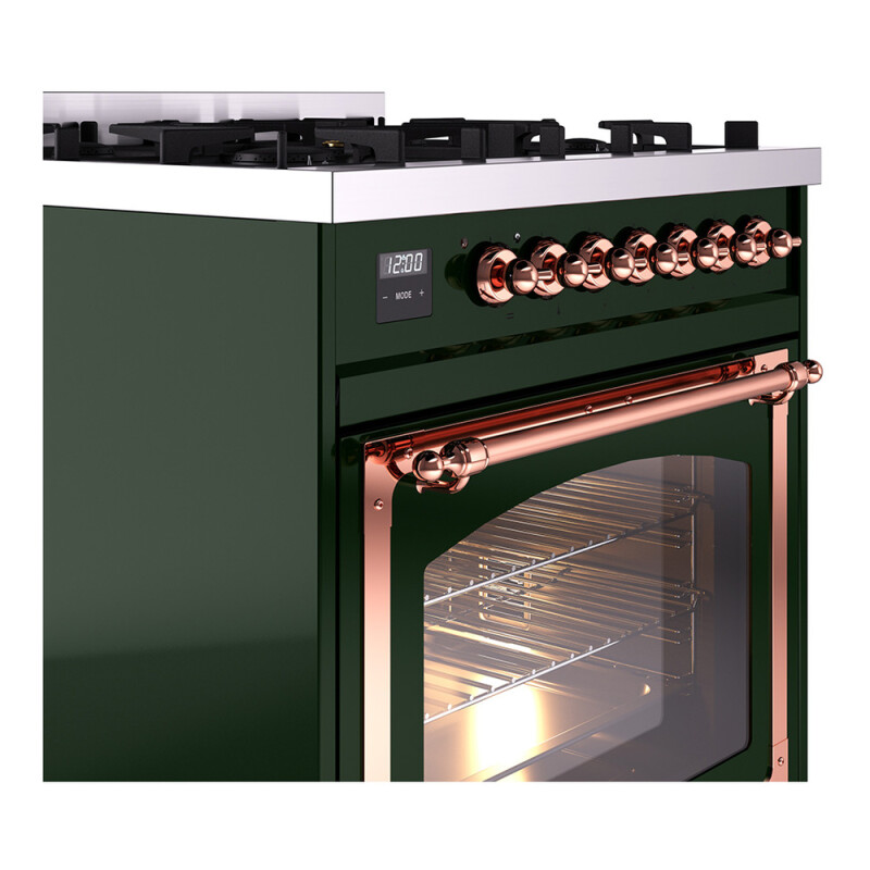 Nostalgie II Noblesse 30 inch Dual Fuel Range with 5 Burners UN30NMPEGPLP