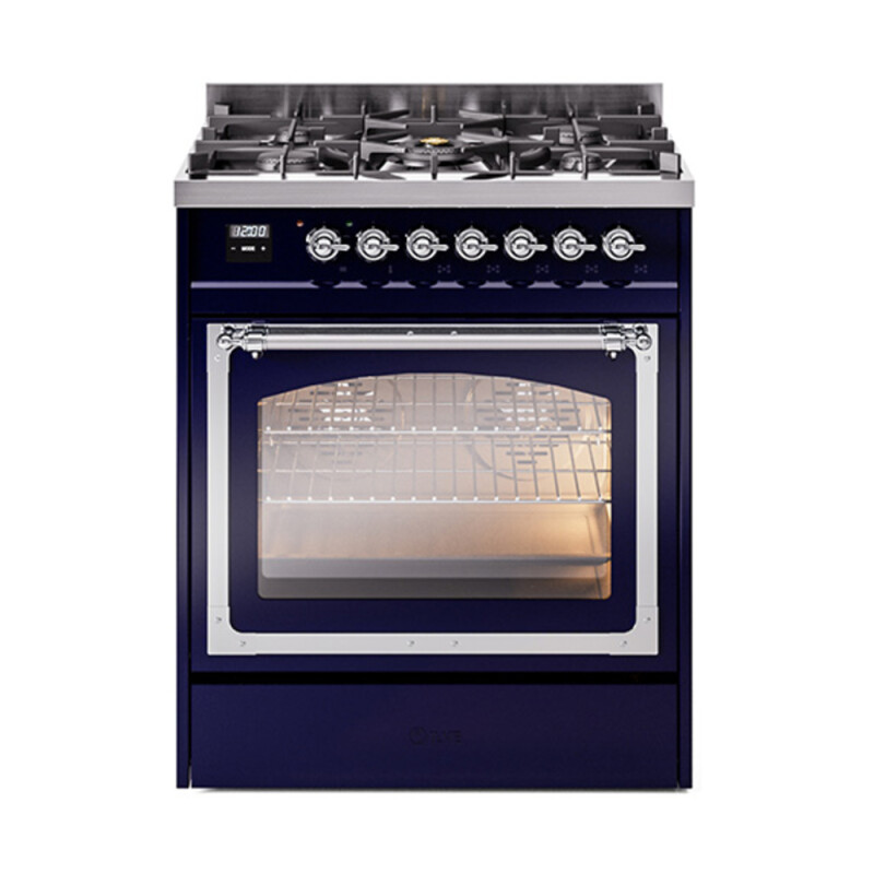 Nostalgie II Noblesse 30 inch Dual Fuel Range with 5 Burners UN30NMPMBCLP