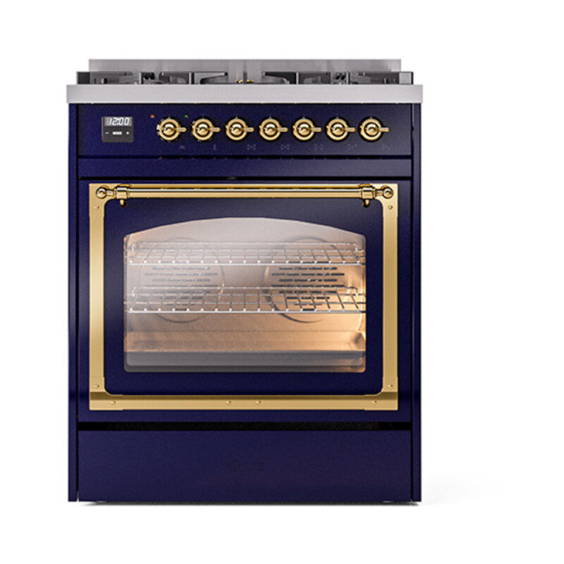 Nostalgie II Noblesse 30 inch Dual Fuel Range with 5 Burners UN30NMPMBG