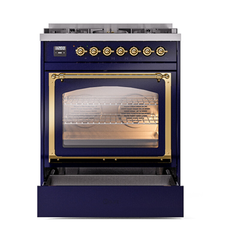 Nostalgie II Noblesse 30 inch Dual Fuel Range with 5 Burners UN30NMPMBG