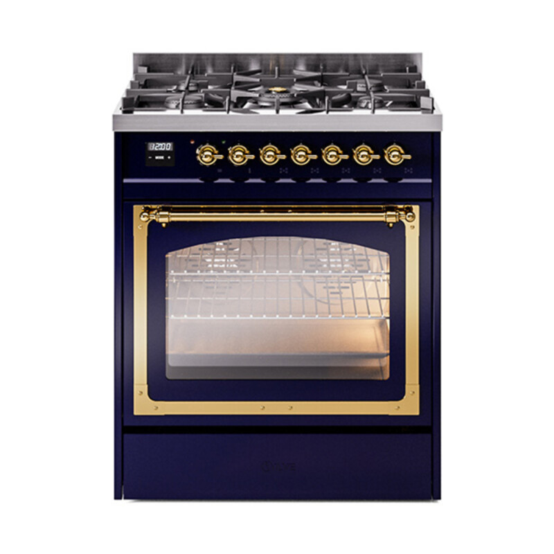 Nostalgie II Noblesse 30 inch Dual Fuel Range with 5 Burners UN30NMPMBGLP