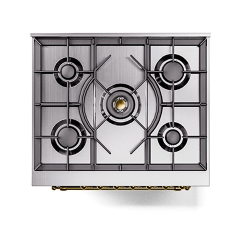 Nostalgie II Noblesse 30 inch Dual Fuel Range with 5 Burners UN30NMPMBGLP