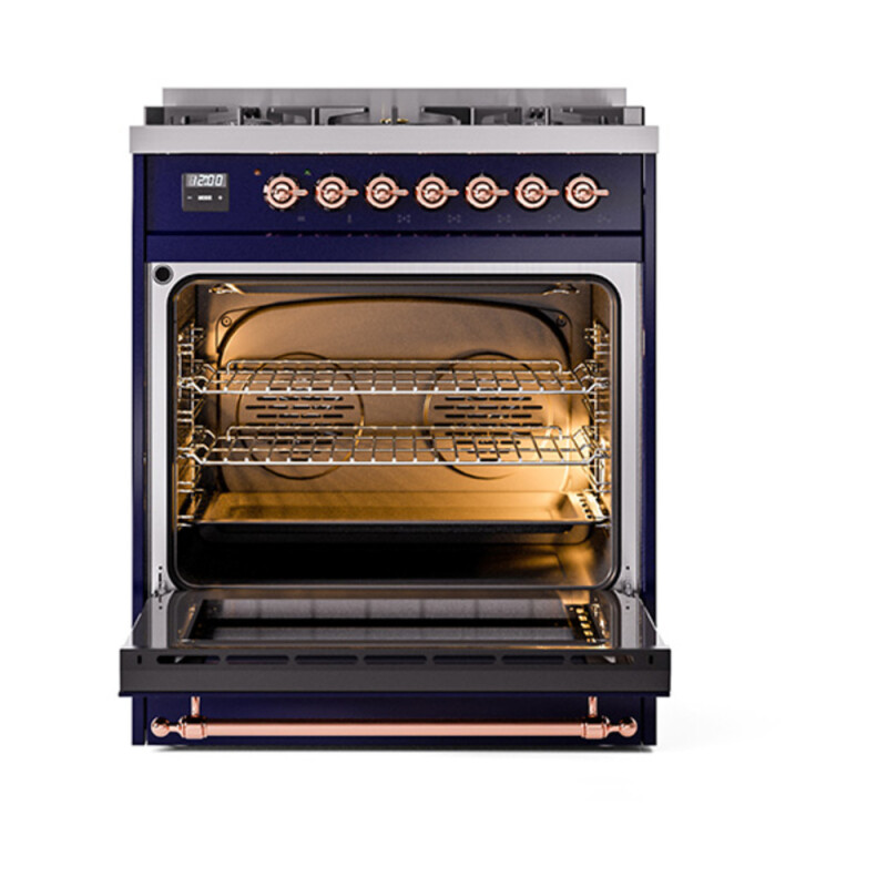 Nostalgie II Noblesse 30 inch Dual Fuel Range with 5 Burners UN30NMPMBP
