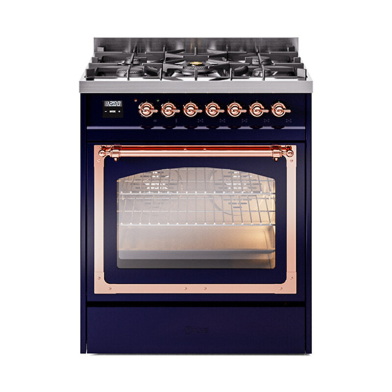 Nostalgie II Noblesse 30 inch Dual Fuel Range with 5 Burners UN30NMPMBPLP