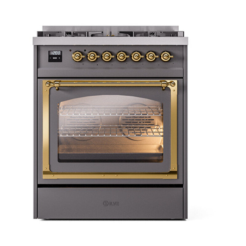 Nostalgie II Noblesse 30 inch Dual Fuel Range with 5 Burners UN30NMPMGG